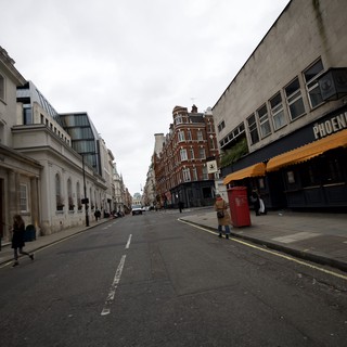 Quiet London Street with Historic Architecture