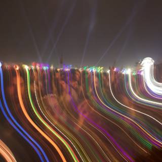 Blurry Fractal Lights of Coachella Nights