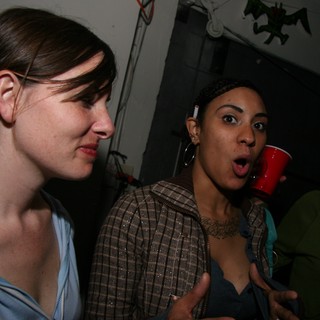 Three Women at New Year's Eve Party 2005
