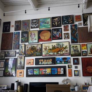 Eclectic Expressions - A Wall of Artistic Diversity