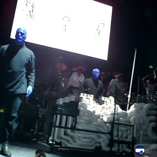 Blue Man Performance with Blue Man Group