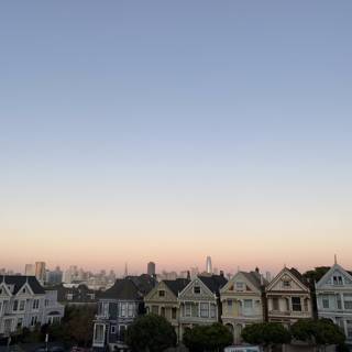 Sunset on the Painted Ladies