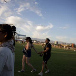 Sunset Strides: A Moment at Coachella 2024