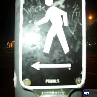 Walking Man Road Sign