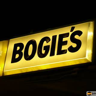 Neon Sign for Bogeys