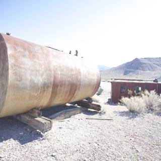 Abandoned Tank in the Desert