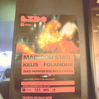 Lido Festival 2026 Event Poster at London Venue
