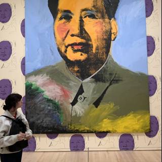 Mao Zedong Painting in San Francisco Museum