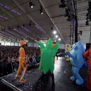 A Crowd of Costumed Characters
