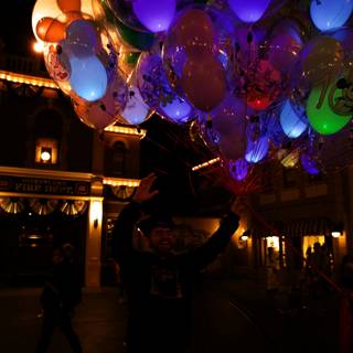 Balloon-filled Night at Disneyland