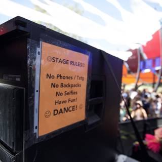 Main Stage Sign at Coachella Music Festival