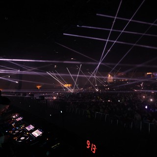 Laser Light Show at Wobbleland 2026 EDM Festival