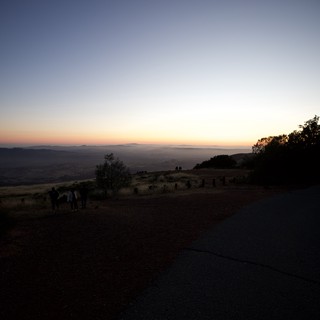 Twilight Glow Over Mount Diablo's Vast Valley