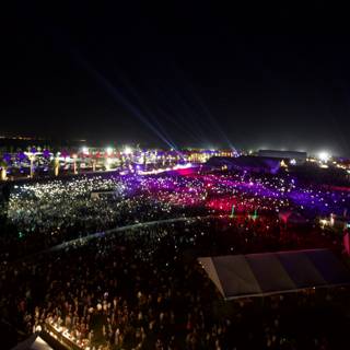 Nightlife Metropolis: A Crowded Concert at Coachella