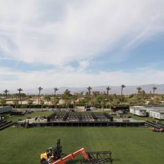 Stage in the Vast Coachella Field