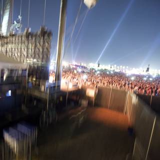 Blurry Metropolis Concert Crowd