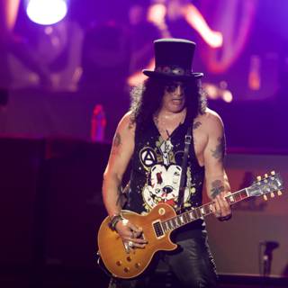 Slash Shreds the Stage at Guns N Roses Concert in Atlanta