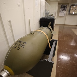 Historic Naval Torpedo Display at USS Hornet Museum