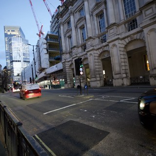 Evening Rush Hour in the City of London