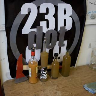 22b dot out - A Display of Alcohol and More
