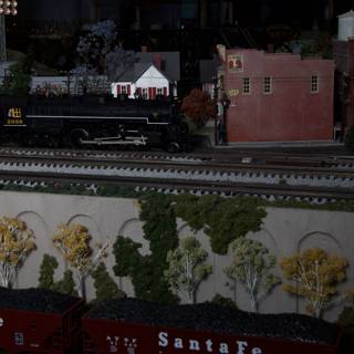 Miniature Train Set in Action