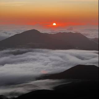 Majestic Sunrise Over Haleakalā National Park