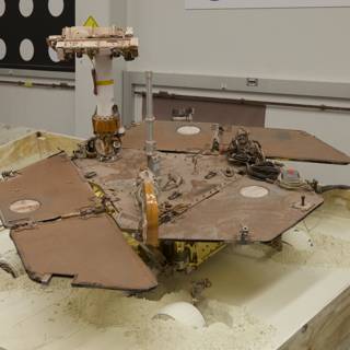 Curiosity Rover on Plywood Tabletop