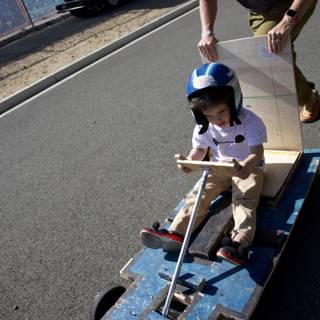 Little Racer at the Maker Faire