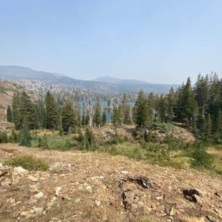 Majestic Mountain and Serene Lake in Desolation Wilderness