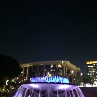 The Illuminated Waterfall at Los Angeles County Fair
