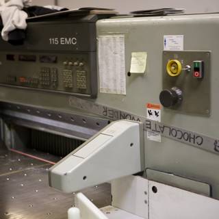 Paper Cutting Machine in the Factory