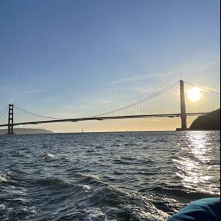 Golden Gate Bridge in a Blue Sky