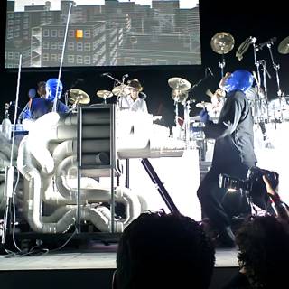 Blue Man Group Perform at Coachella Music Festival