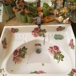 Artful Sink Decor