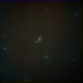 M51 Whirlpool Galaxy with Companion NGC 5195