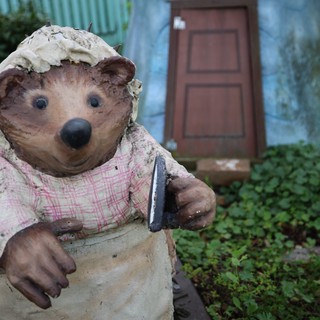 Weathered Hedgehog Figurine at Tiggy-Winkle Laundry