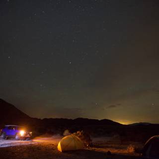 Night Camping Under the Stars