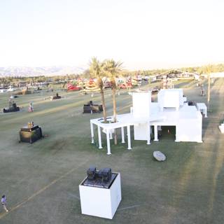 White Tent Dominates Coachella Skyline