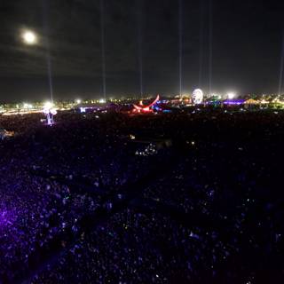 Moonlit Concert Crowd