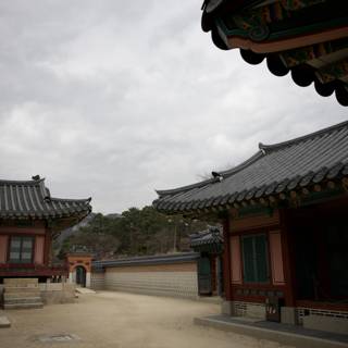 Serene Courtyard View in Korea, 2024