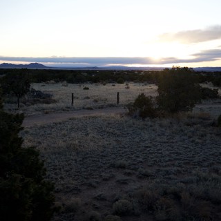 Desert Twilight Over New Mexico High Country