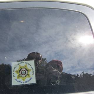 Sticker on Car Window