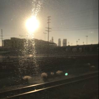 Sun-drenched Train Ride