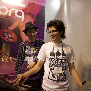 Two Men at the 2009 NAMM Convention