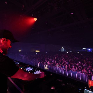 DJ Commands Massive Festival Crowd from the Stage
