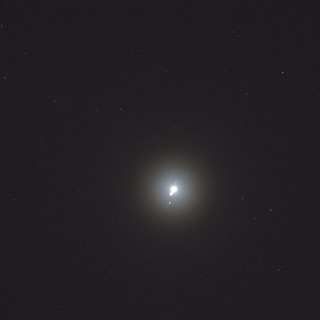 Messier 87 Elliptical Galaxy in Deep Space