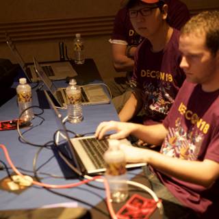 Working Hard at DefCon 18