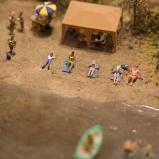 Miniature Summer Retreat at Crocker Model Train Club