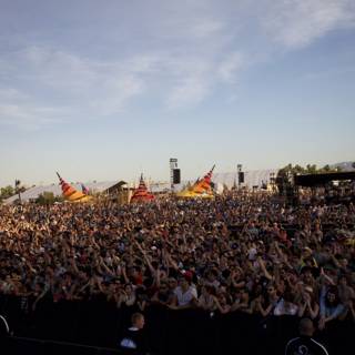 Massive Crowd at Coachella Music Festival