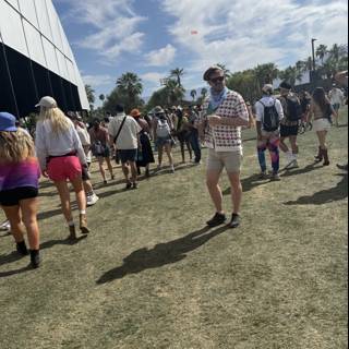 Crowd and Clouds at Empire Polo Club